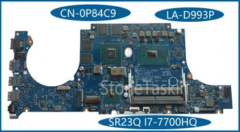 Besplatna Dostava CN-0P84C9 za Dell Inspiron 7567 Matična ploča laptopa BBV00/10 LA-D993P procesor SR23Q I7-7700HQ DDR4 100% testiran