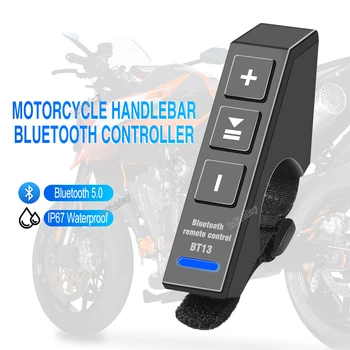 Bežični multimedijska tipka Bluetooth daljinski upravljač Auto Moto bike volan Reprodukciju glazbe u MP3 formatu za IOS, Android Telefon, tableta