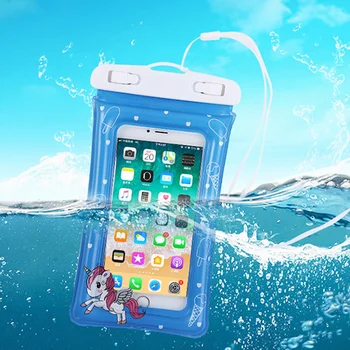 Bistra Vodootporna torba za brtvljenje telefona, Drifting, ronjenje, plivanje, zaštita mobilnog telefona, vodootporan poklopac, plaža torba za kupanje od PVC-a
