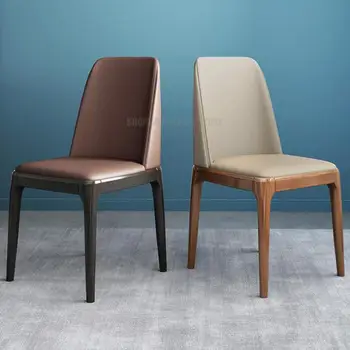 Blagovaona stolice od punog drveta u skandinavskom stilu, luksuzni moderni stolica sa naslonom, jednostavan hotelsku mali stolica za blagovaonicu