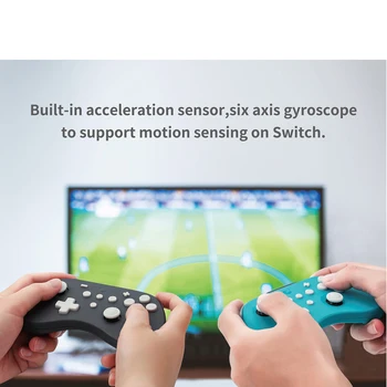 Bluetooth Switch Pro Controller kontroler za Nintendo Switch Windows, Android, iOS s funkcije uzastopnog snimanja