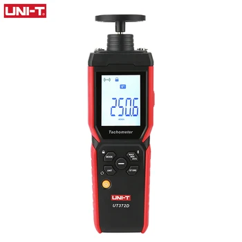 Brojač okretaja brzina UNIT 2-u-1 UT372D Laserski tahometar Kontaktni i beskontaktni Tacometro Digitalni mjerač okretaja od 1 do 19999 o/min