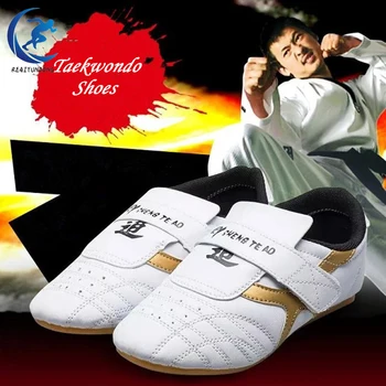 Cipele za taekwondo Obuća za borilačke vještine Sportske Obuće Za Teretane Boks, Kung fu, tai chi Tenisice Za odrasle, Dječji prozračna trening patike