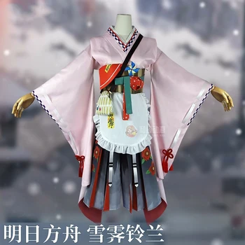 COS-HoHo Game Arknights Suzuran je Savršeno Prekrasna kimona uniforma Cosplay Halloween kostime Karnevalska zabava Odijelo za role-playing igara ženski