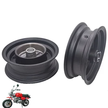 Crno/Srebrno glavčine prednjeg kotača i stupica Stražnjeg kotača za Mini Bike Trail monkey DAX Z50A Z50R Z50J Z110 Z125