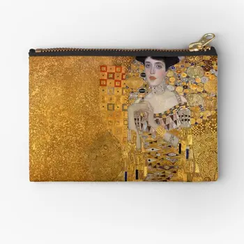 Dama u zlato Gustav Klimt, torbe munje, mali ženski džep za kovanice, Torba za pohranu donjeg rublja, ključevi, muške čarape, Pakiranje Gaćica