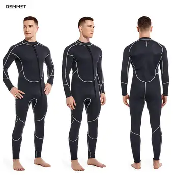DEMMET 1,5 mm SCR muški неопреновый jednodijelni odijelo sa dugim rukavima, zatvarač prednje za spremanje topline i hladnoće, kajak za surfanje i snorkelling