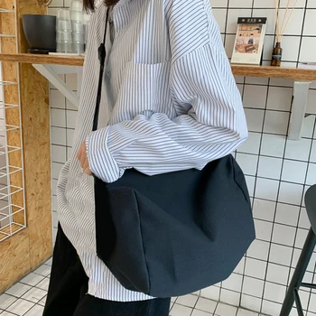 Design ženska torba preko ramena, funky najlon svakodnevni monotono torba preko ramena za žene 2023, Nove jednostavne velike ženske torbe za kupovinu