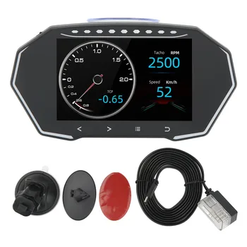 Digitalni Brzinomjer Alarm Prekoračenja Brzine GPS Modu Auto HUD Prikaz Lako Čitljive TFTЖК-Višenamjenski Zaslon za Vozila