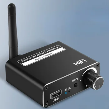 Digitalno-analogni pretvarač DAC 192 khz bežične Bluetooth 5.0 optički koaksijalni audio pojačalom za slušalice, podrška аудиоадаптера USB, 3,5 mm