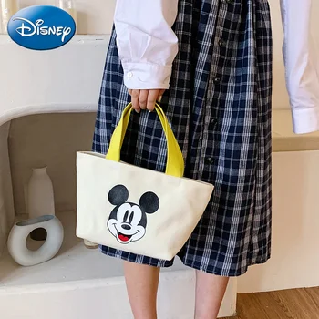 Disney 2023, nova korejska verzija ručni холщовой ženske torbe s Mickey, svakodnevni jednostavna moda moda torbu