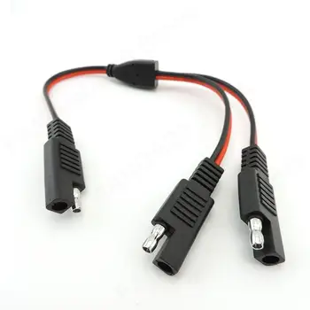 DIY 1-2 produžni kabel za napajanje SAE 18AWG Priključak Adaptera za Brzo Povezivanje Odvojili SAE Nožica Produžni kabel Solarni M20
