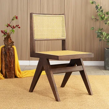Dizajnerske blagovaona stolice, s drvenim naglaskom u salonu, relaksirajuće ergonomski blagovaona stolice na otvorenom, namještaj za dnevne sobe i Balkona