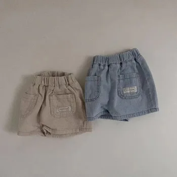 Dječačke kratke hlače, od 0 do 3 godine, ljetni korejski nove traper kratke hlače od mekog pamuka za male dječake, običan jednostavne svakodnevne dječje traperice, besplatne kratke hlače