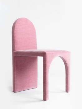 Dječji blagovaona stolice za studij, Personalizirane creative model sobe, Meka torba, stol i stolice za šminkanje, tkanina od punog drveta u skandinavskom stilu