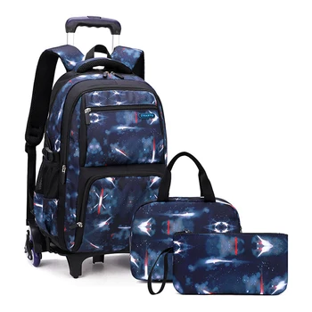 Dječji ruksak s kotačima za dječake i djevojčice, багажный ruksak s kotačima kolica, školska torba, torba za knjige, torba za ланча, torba za olovke