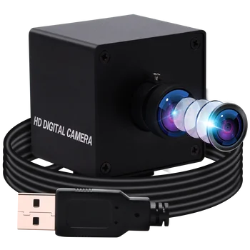 ELP Ultra HD 140-stupanj prilagodnik za širokokutna snimanja USB kamera IMX298 Mini Plug and Play Webcam za skeniranje ID putovnice