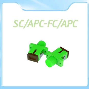 Fiber-optički konektor SC APC-FC APC optičkih spojnica s prirubnicom trg okretanjem i okruglom glavom, fiber-optički adapter telekomunikacijske klase