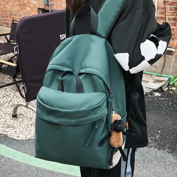 Godišnji novi ženski ruksak, funky školska torba s ovjesom za djevojčice, putne naprtnjače velikog kapaciteta, vodootporan naprtnjače za pohranu