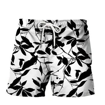 Gospodo plaža kratke hlače, kratke hlače za kupanje, ljetni gaćice, ručnici kratke hlače s 3D ispis, cvjetni prozračna быстросохнущие gaćice