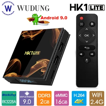 HK1 LITE Smart TV Box Android 9,0 Rockchip RK3228A Quad core 2 GB 16 GB 4K HD 2,4 G Wifi pojedinca ili kućanstva HDMI2.0 TV kutije