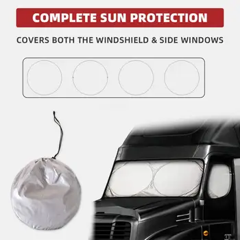 Izuzetna izrada, Koristan štitnik za sunce na vjetrobransko staklo automobila, vodootporan poklopac vjetrobransko staklo kamiona, zaštita od uv zračenja, auto oprema