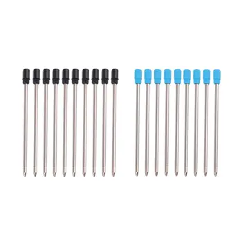 K1AA 10 kom., kemijska olovka, međusobno dopunjavanje, 1,0 mm, plavo-crna boja Tinte za školskog pribora