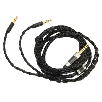 Kabel za slušalice 8-core uravnotežen 4,4 mm dvostruki 3,5 mm посеребренный Kabel za slušalice, Prijenosni Kabel za slušalice