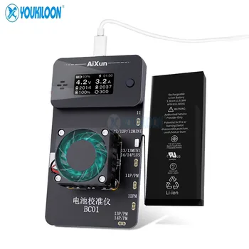 Kalibrator baterije JCID AIXUN BC01 za lPhone 11-14 pro Podržava ciklus testiranja punjenja i pražnjenja baterije Učinkovitost porasla na 100%