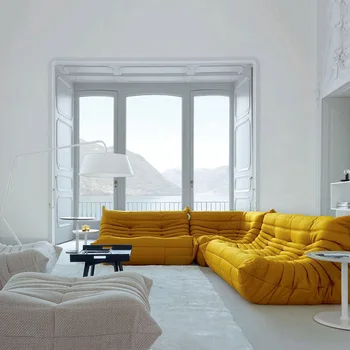 Kauč-stolica za jednu osobu, originalni dizajn tkanina, balkon kabinet, pojedinačna fotelja za odmor Lazy Person Caterpillar