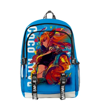 Kiryu Coco Hololive, školska torba za osnovne i srednje škole, ruksak za mlade dječake i Djevojčice, Ruksak za putovanja Muški Ženski Vodootporan Ruksak