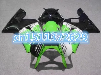 Kit обтекателей vrhunske kvalitete na vijak za Kawasaki Ninja ZX6R 636 2003 2004 03 04 Cool zelena crna bijela D