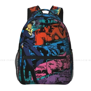 Kolaž Kauboj Bebop Dim školske torbe za učenike Anime Kolaž za dječake i Djevojčice Moderan Ruksak za mlade s knjigama Soft ruksak Unisex