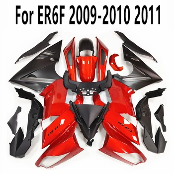 Komplet Izglađivanje Karoserije crvena bright light Oplate Motocikla Ninja 650 Ninja650 ZX650 ER-6F ER6F 2009-2010-2011