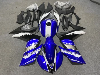 Komplet moto обтекателей pogodan za Yamaha R25 15-18 godina R3 2015 2016 2017 2018 Izglađivanje crno bijelo-plava