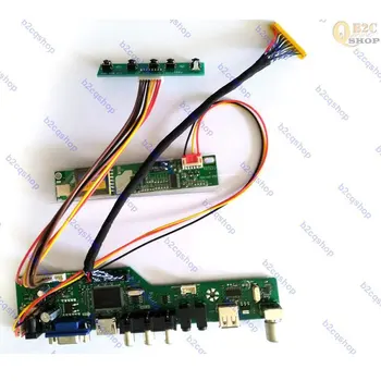 Komplet ploča LCD kontroler LVDS sa инверторным led driver za 1400X1050 ITSX95C, kompatibilan sa HDMI + VGA + AV + USB