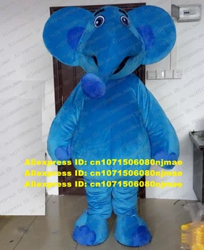 Kostim maskote Plavog slona, suit lika iz crtanog filma za odrasle, Kostime, animacija, Foto konferenciji zz7992