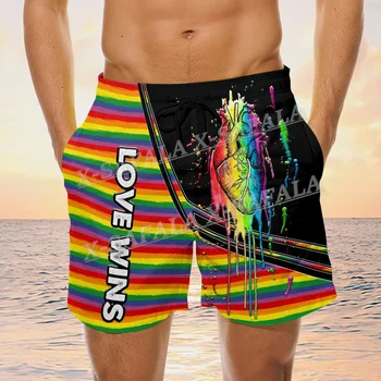 Kratke hlače za jedrenje Lesbian Rainbow Board Proud Za Homoseksualce, Ljetnih aktivnosti na Plaži Kratke hlače Za Homoseksualaca Na Obali, Muške Kratke hlače Za jedrenje, Полукомбинезоны, Gaće-4