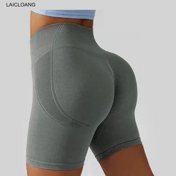 Kratke ljetne prozračne Soft-bešavne kratke hlače s visokim strukom za zatezanje stražnjice, kratke hlače za aktivnosti za fitness i jogu, hlače za vježbanje