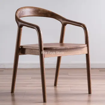 Kuhinja skandinavski stolice, drvene dizajnerske moderne blagovaona stolice, Ulica kućni namještaj Nordic Sillas Para Sala De Estar, kućni namještaj MZY