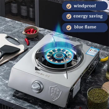 Kućanski plinski štednjak Jednostruka ploča Desktop tipa Štednjak na ukapljeni plin uštedu energije štednjak na prirodni plin s jakom vatrom Kuhinjske kuhanje ploče