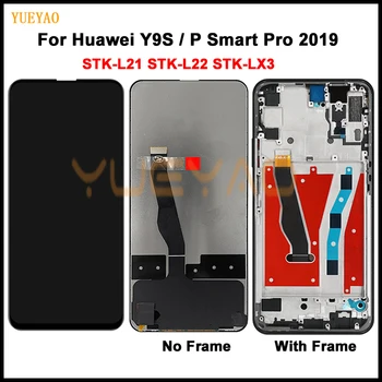 LCD Zaslon Za Huawei Y9S STK-L21 L22 LX3 LCD zaslon osjetljiv na dodir Digitalizator Zamjena Ekrana za Huawei Y9S P Smart Pro 2019 LCD