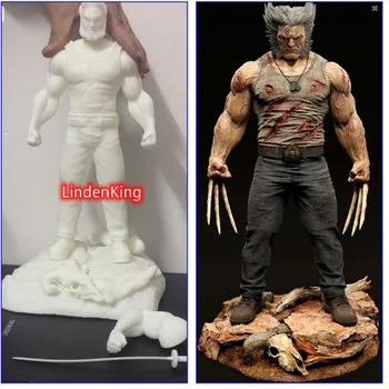 LindenKing 1/8 1/6 3D Promiče kit GK figurica od bijele smole pločom poklon za моделиста i umjetnika A267