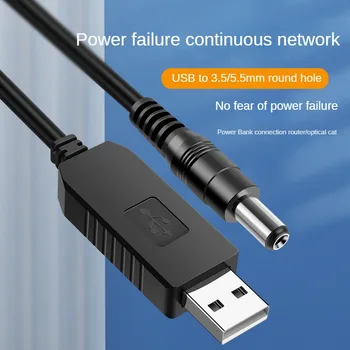 Linija povećanje snage USB od dc 5 v Na dc 9/12 step-up Modul za USB konverter Kabel-ac prilagodnik izmjeničnog napona 5,5 mm 3,5 mm Utikač za napajanje USB-kabel step-up konverter