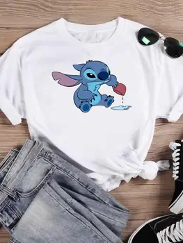 Ljetna majica Disney Stitch, ženska majica s uzorkom 