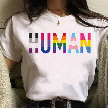 Ljudska razne čudne zastave LGBT-t-shirt, ženski smiješno grafički top, strip za djevojčice, odjeća y2k