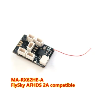 MA-RX62HE-Ultralight 1,8 g FLYSKY AFHDS 2A 6-kanalni микроприемник, Ugrađeni 7A/2S (5A/3S) Brushless ESC za radio predajnik FLYSKY
