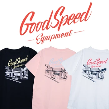Majica za muške odjeće Yokohama Good Speed, crna majica kratkih rukava, ljetne majice, majice za чопперов, moto majice za žene, t-shirt