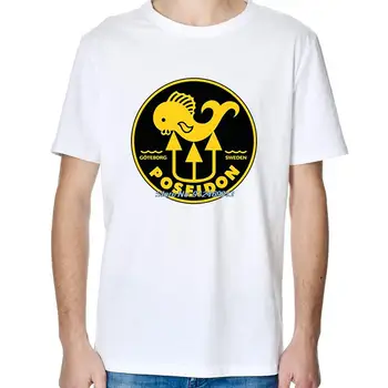 Majica za ronjenje s logotipom POSEIDON, unisex, grafički majice, t-shirt Оверсайз, majica kratkih rukava, Majice, t-komadi, ljetna muška odjeća