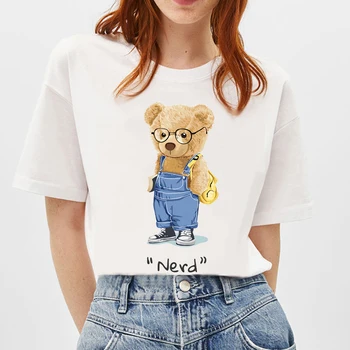 Majice s uzorkom BLINGPAW, t-Shirt s буквенным po cijeloj površini medvjedića 